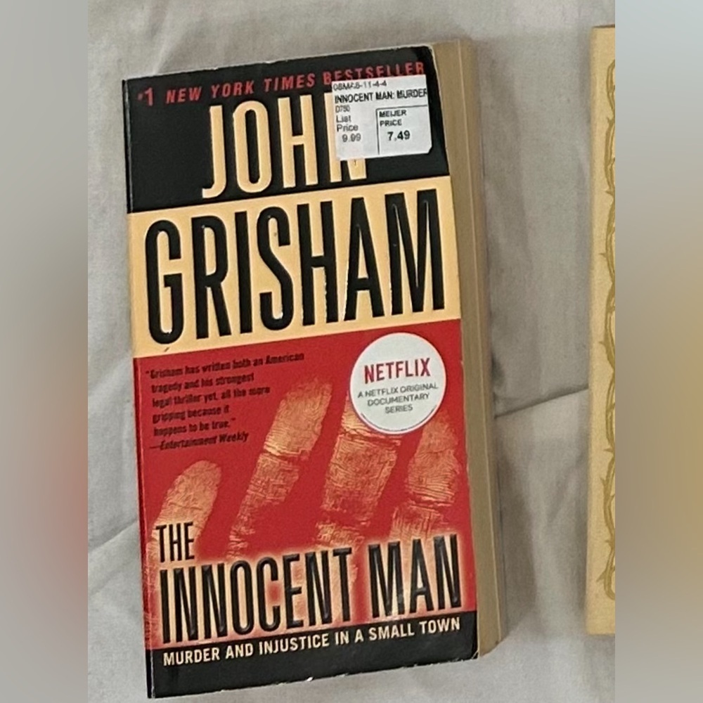 John Grisham 'The Innocent Man' Book